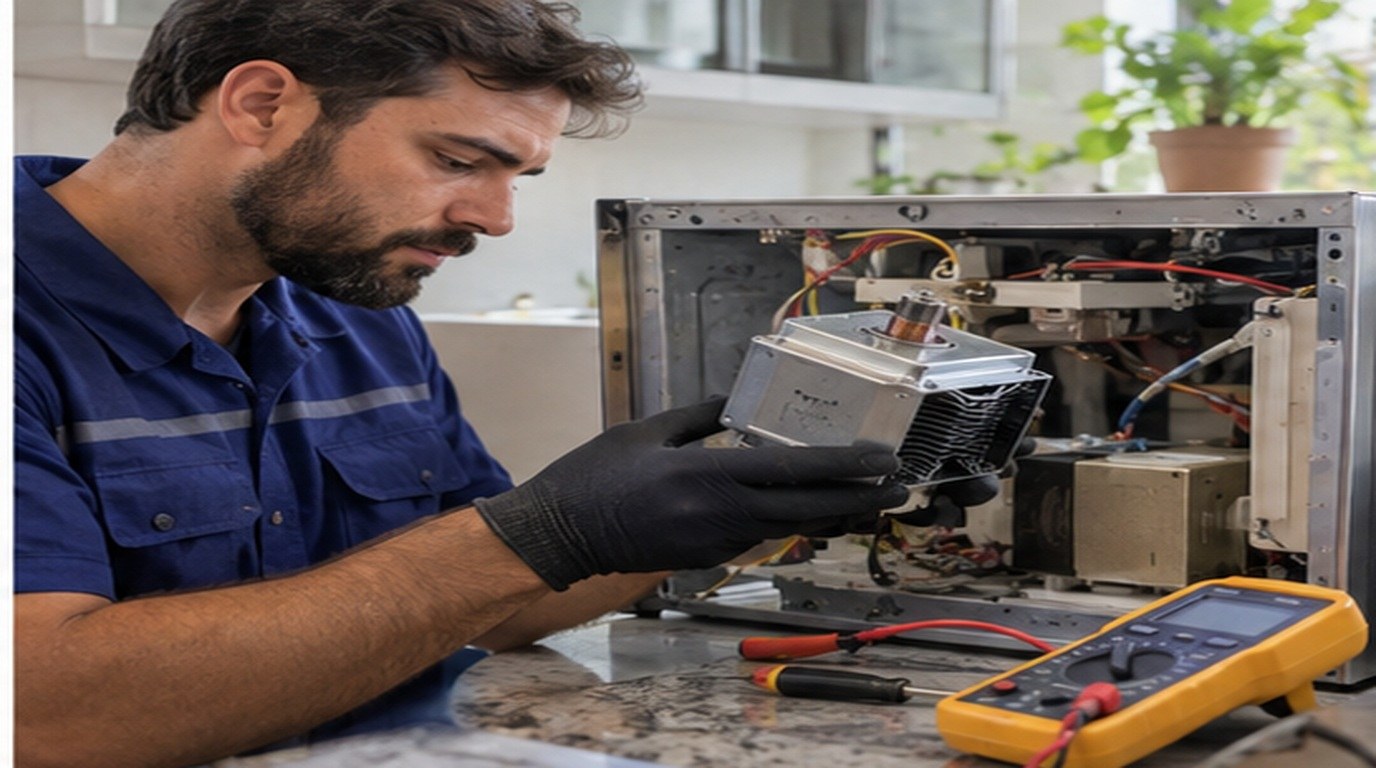 Conserto de micro-ondas em Zona Sul de São Paulo‑SP: troca do magnetron